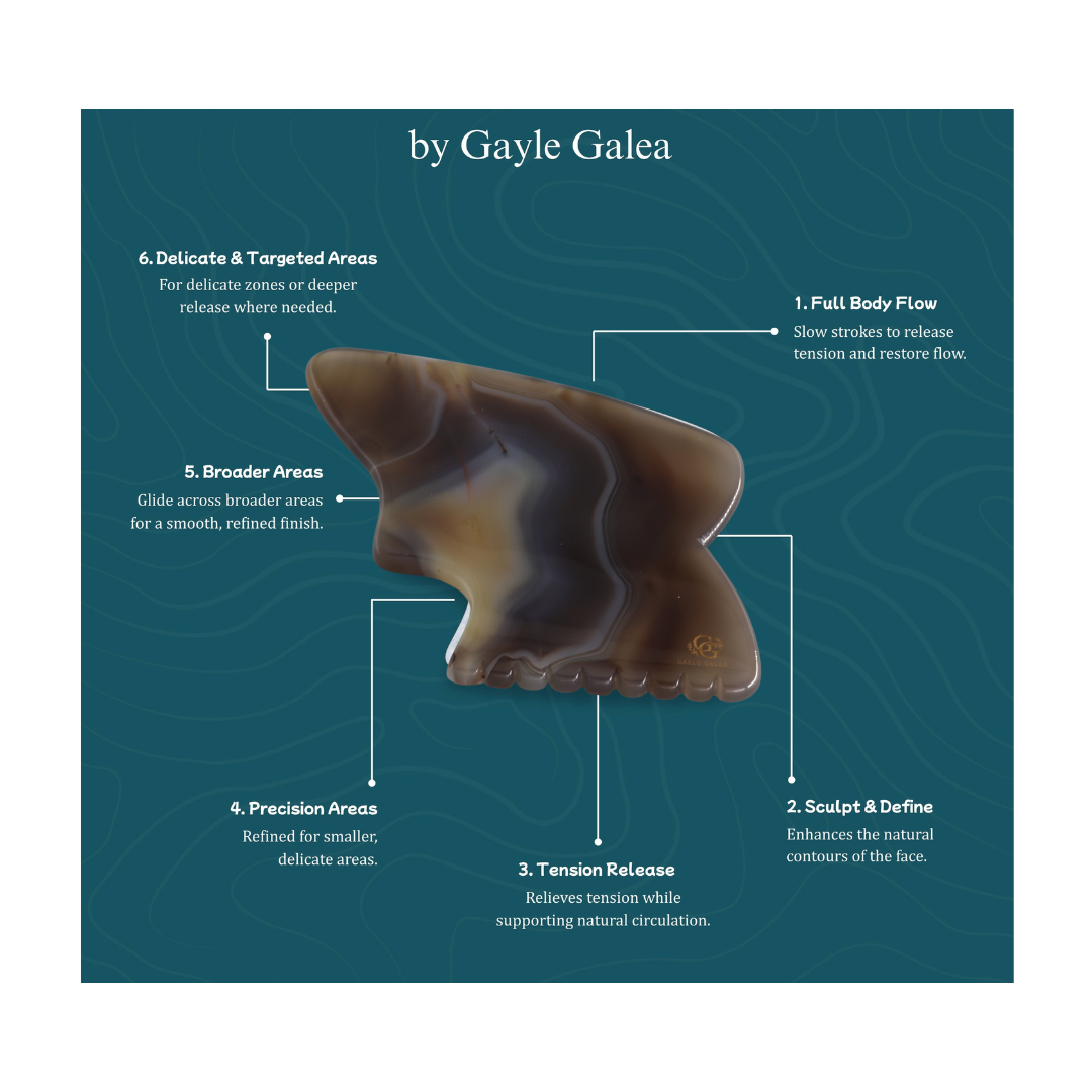 Royal Agate Gua Sha