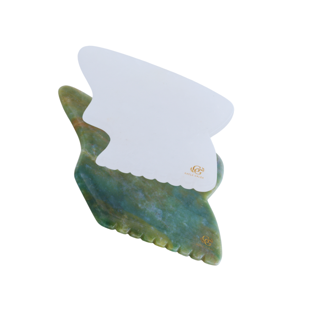 Quartz & Moss Agate Duo