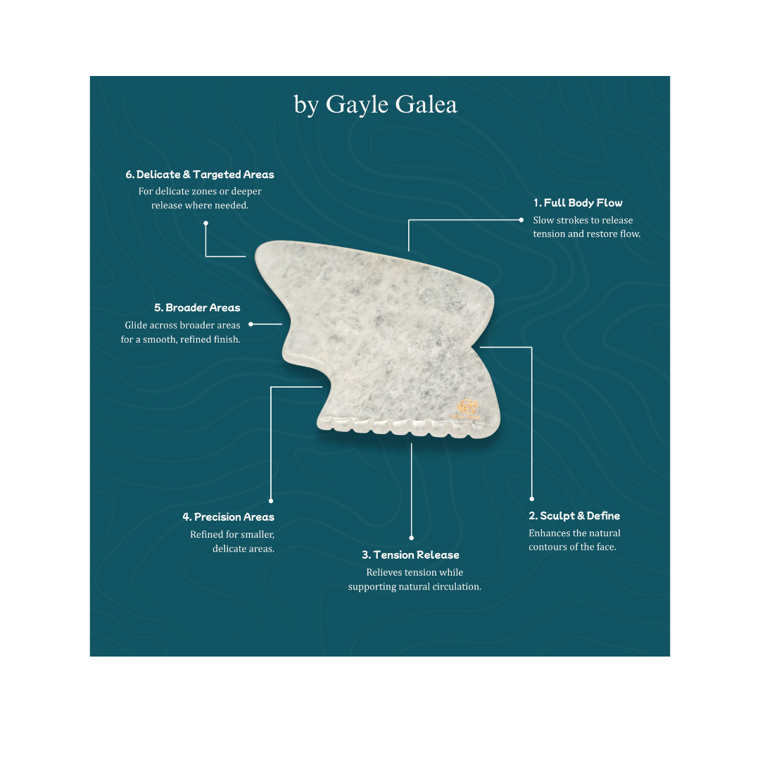 Clear Quartz Gua Sha